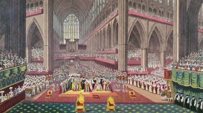 The Coronation of King William IV and Queen Adelaide by English School